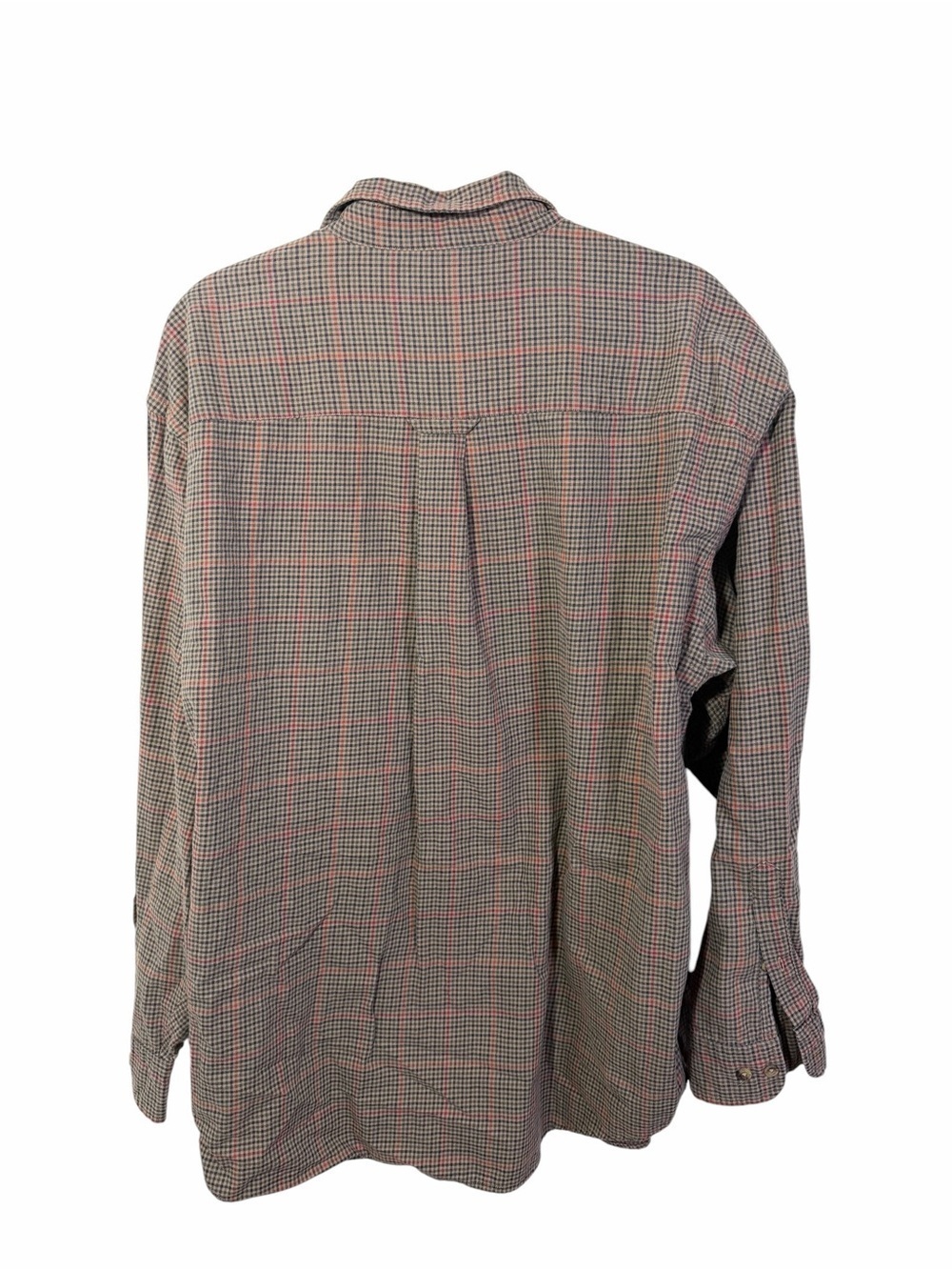 Pendleton Men's Button-Up Plaid Shirt - Brown & Red 100% Cotton - Picture 2 of 8